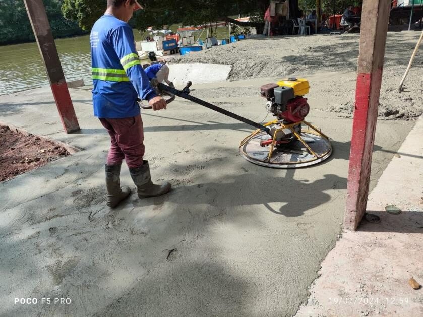 Pavimentação da calçada