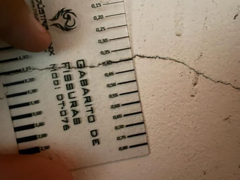 Verificação de fissura